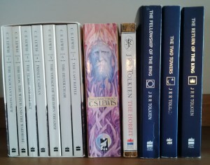 Picture of Lewis and Tolkien Books